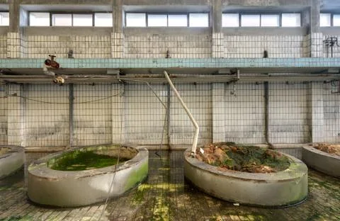 Interior old factory Stock Photos