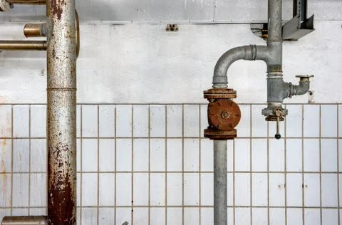 Interior old factory Stock Photos