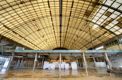 Interior old factory Foto stock