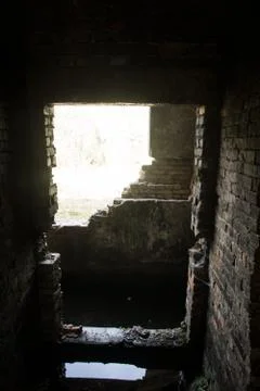 Interior of an old factory Stock Photos