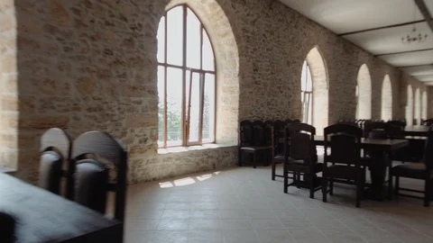 Interior of an old manor Video stock 94909122