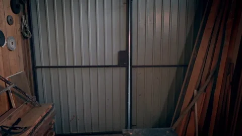 Interior of an old workshop. Stock Footage 318586901