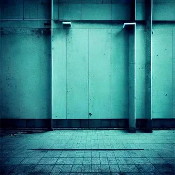 Interior or empty warehouse Stock Illustration