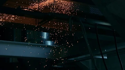 Interior or factory. Stock Footage 104593784