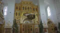 The interior of an orthodox church. 4K. 4k or 4k+ Resolution
