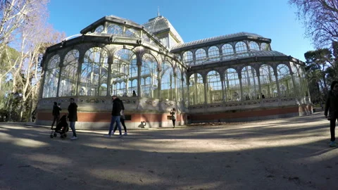 Interior Of Palacio De Cristal Del Retiro Stock-Footage 104717188