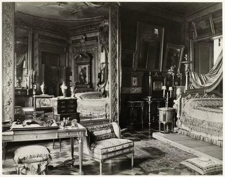 Interior of a particular hotel belonging to Adele de Cassin, Marquise de L... Stock-Fotos