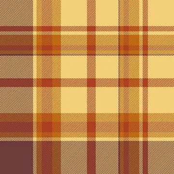 Interior pattern check fabric, realistic texture vector seamless. Tidy plai.. Stock Illustration