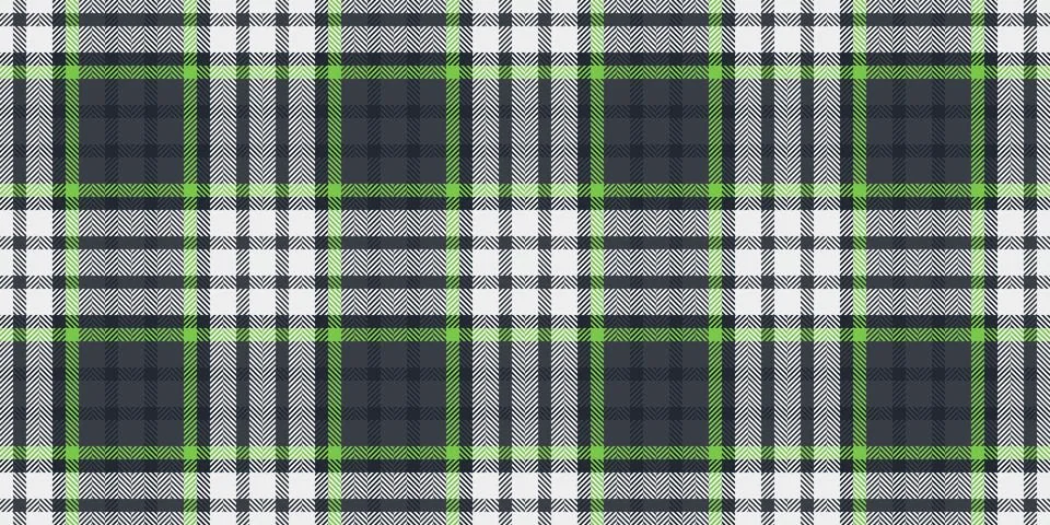 Interior pattern vector seamless, art tartan check plaid. Luxury fabric tex.. Stockillustratie
