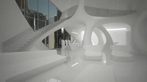 Interior of the penthouse Stock Footage 36784480