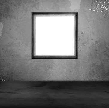 Interior picture frames on wall Stock Photos