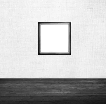 Interior picture frames on wall Stock Photos