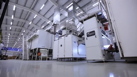 Interior of the plant Stock Footage 71270306