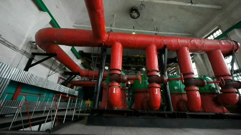 Interior of power station 5 Vídeos de archivo 792052