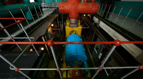Interior of power station 7 Stock-Footage 792079
