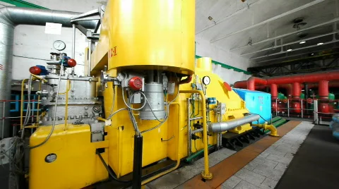 Interior of power station 8 Vídeos de archivo 792098