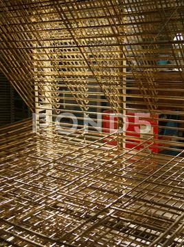 Interior of press with the various equipment Stock Photos