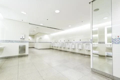 Interior of private restroom Stock Photos