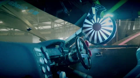 Interior of racecar Stock Footage 152585467