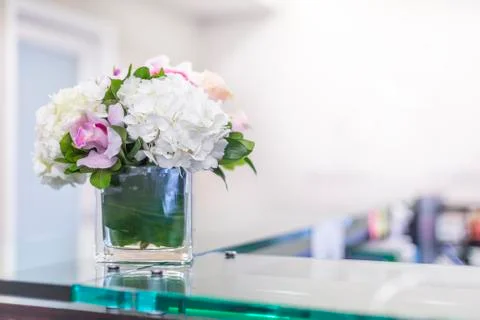 Interior of Reception at the clinic Stock Photos