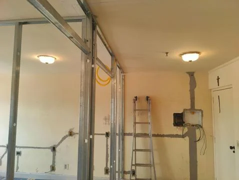 Interior renovation in progress Stock Photos