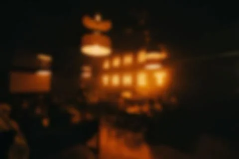 Interior of the restaurant bar is out of focus with a blur Stock Photos