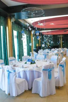 Interior of the restaurant Stock Photos