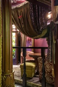 Interior of the restaurant Stock Photos