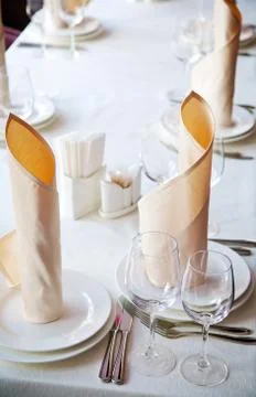 Interior of the restaurant 스톡 사진