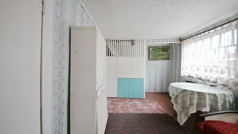 Interior room apartment modern bright cozy atmosphere Stock Footage 132584331