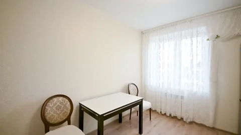 Interior room apartment modern bright cozy atmosphere Stock Footage 132585448