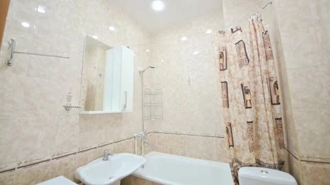 Interior room apartment modern bright cozy atmosphere Stock Footage 152085553