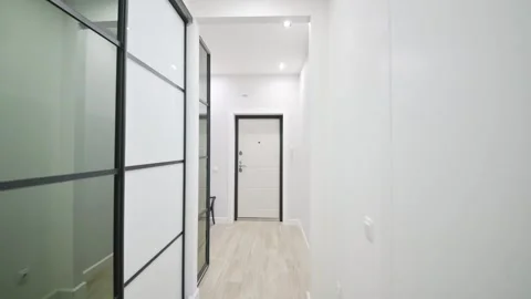 Interior room apartment modern bright cozy atmosphere Stock Footage 152309853