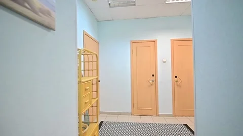 Interior room apartment modern bright cozy atmosphere Stock Footage 152313402