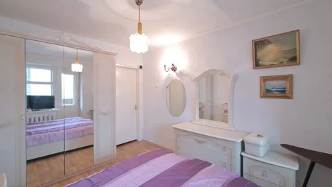 Interior room apartment modern bright cozy atmosphere Stock Footage 172575139