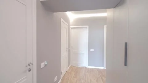 Interior room apartment modern bright cozy atmosphere Stock Footage 172575187