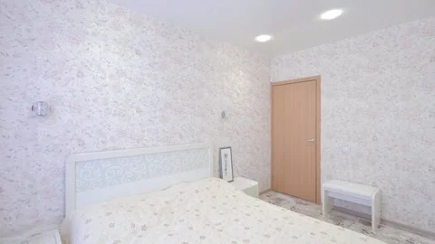 Interior room apartment modern bright cozy atmosphere Stock Footage 172575207
