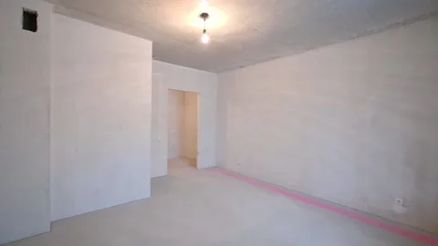 Interior room apartment modern bright cozy atmosphere Vídeo Stock 172575290