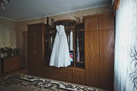 Interior of a room of the bride 2344. Stock Photos