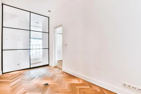 Interior of a room with a wardrobe Stock Photos