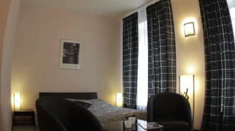 The interior rooms of the hotel Stock Footage 46821788