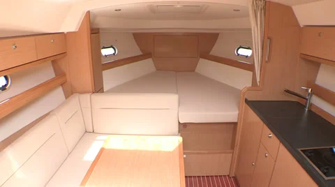 Interior of sailboat Stock Footage 32321860