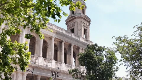 Interior of Saint-Sulpice Church in Paris France Видео 344695051
