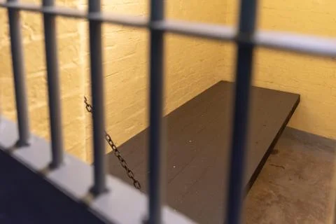 Interior setting of the Prison inside Tai Kwun Stock Photos