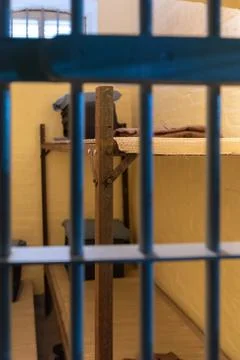 Interior setting of the Prison inside Tai Kwun Foto stock