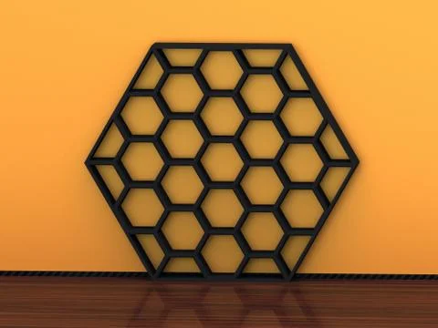 Interior With Shelf Stock Illustration