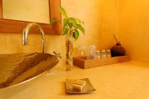 Interior shot of a bath room Stock Photos