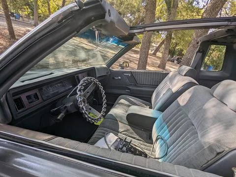 Interior shot of car Stock Photos