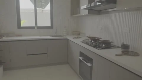 Interior shot of a kitchen. Stock-Footage 330239707