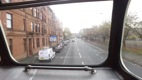 Interior shot of vintage bus Stock Footage 325988403